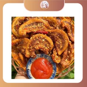 Ba rọi sốt mắm tỏi sấy giòn AnAn